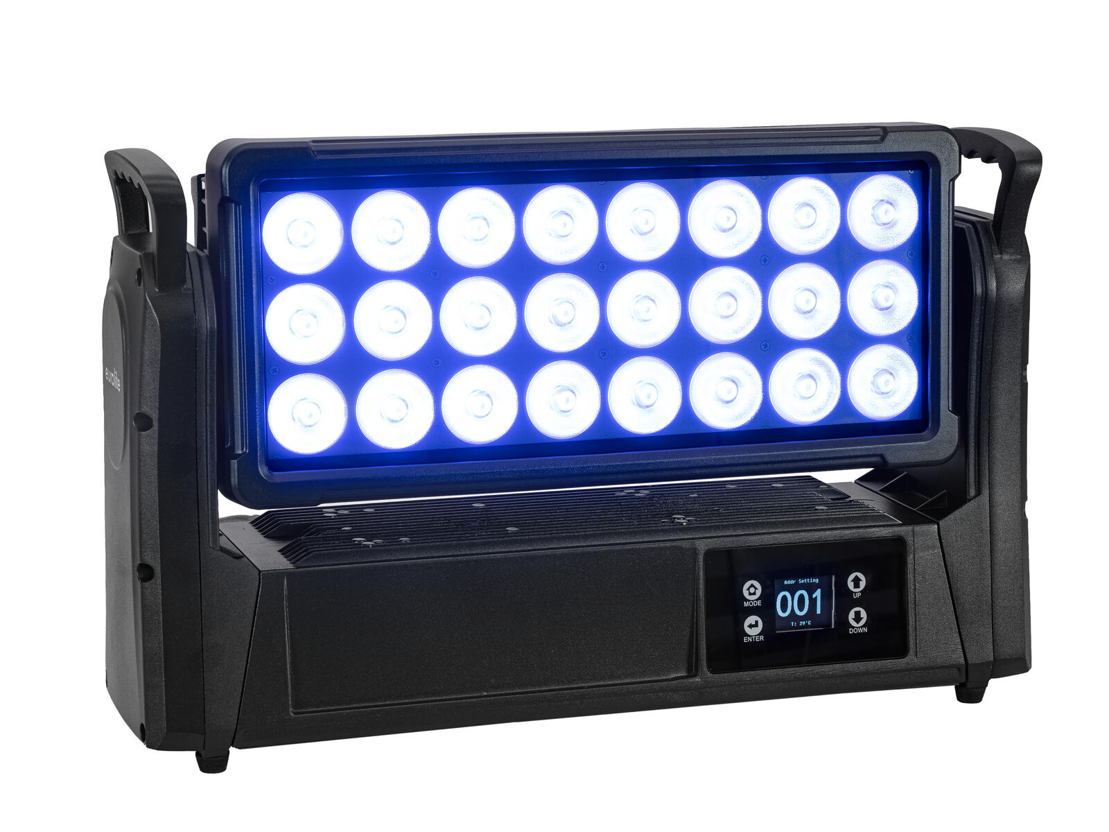 Eurolite Multiflood IP 24x40W RGBL SWING FROST – vejrfast flood med tilt